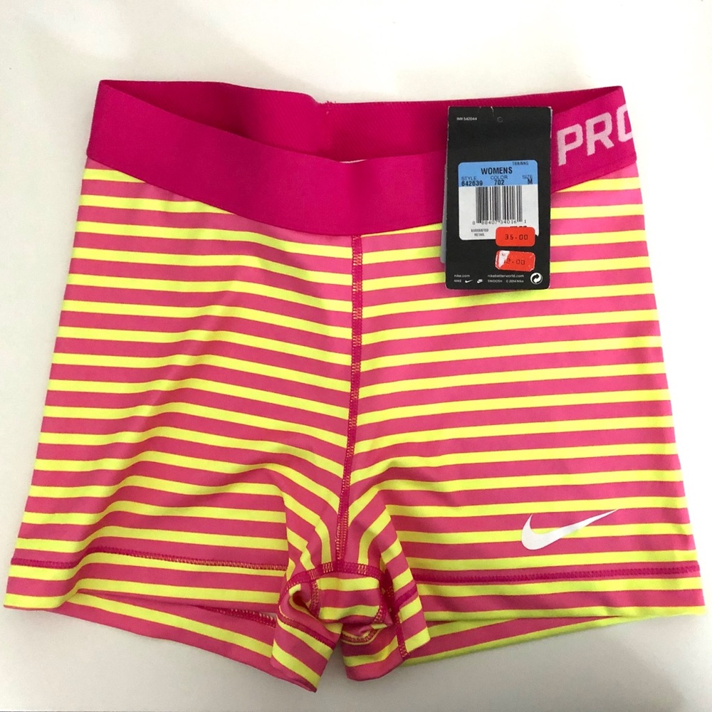 NWT Nike Pro 3” shorts - size M